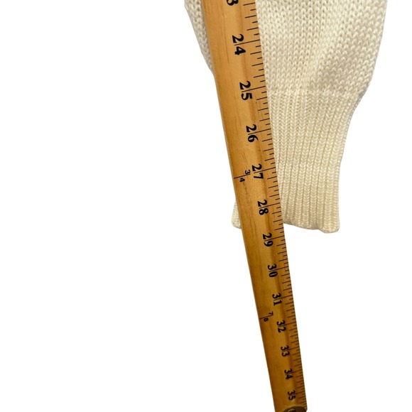 Disney Character Fashions Mickey Mouse‎ Sweater Mens L Cream Embroidered - Picture 7 of 8